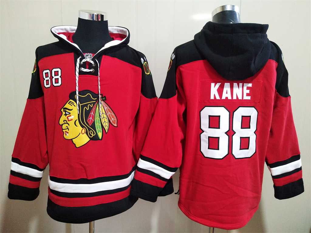 Blackhawks 88 Patrick Kane New Red All Stitched Pullover Hoodie,We sell and wholesale Blackhawks 88 Patrick Kane New Red All Stitched Pullover Hoodie on line form chian!